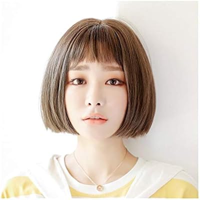 Rongai Chen Ae Ladies Wig New Bobo Korean Wave Head Short Straight