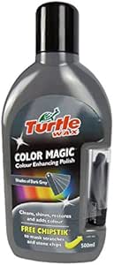 Turtle Wax FG6901 Dark Grey Color Magic Plus Colored Car Polish Cleans Shines Restores Scratches ...