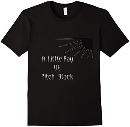 Mens Emo Shirts A Little Ray Of Pitch Black Goth T Shirt 2XL Black