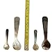 Ann Lee Design Kitchen Mini Tiny Spoon Multicoloured - 2 inch (2pcs)