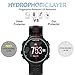 Diruite 4-Pack for Garmin Forerunner 735xt Screen Protector Tempered Glass,[2.5D 9H hardness] [Anti-Scratch] Ultra-Thin Tempered Glass Screen Protective Film