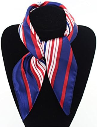 Women Neck Square Scarf Soft Wrap Neckerchief Neck Tie