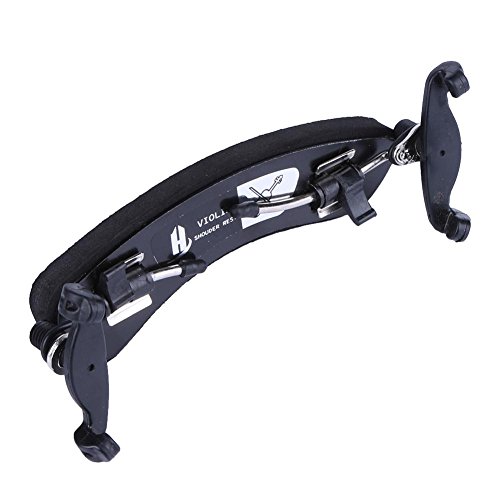 Adjustable Violin Shoulder Rest for 1/2-1/4-1/8 Violin Fiddle Viola Violin with Collapsible and Height Adjustable Feet