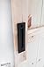 Barn Door Handle with Flush Pull - 12in Handle, 8 5/8in Flush Pull - Heavy Duty, Durable Powder Coated Black Finish, Includes Installation Bolts - Adds Antique, Rustic Look to Fences, Closets, Garage