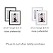 RPJC 11x14 Picture Frames Made of Solid Wood and High Definition Glass Display Pictures 8x10 with Mat or 11x14 Without Mat for Wall Mounting Photo Frame White