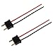 TOMALL H7 Male Socket for LED Replacement Headlight Connector Wiring Harness Conversion Kit(Pack of 2)