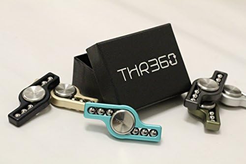 THR360 - EDC Triple Ball Hand Toy - The Official Fidget Spinner Reduce Anxiety Stress Boredom (Gold)