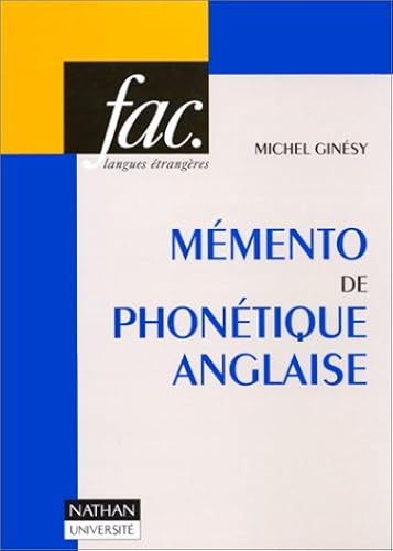 Download Mémento de phonétique anglaise PDF