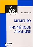 Mémento de phonétique anglaise by