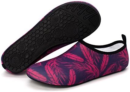 norocos Women's Lightweight Water Shoes Men's Soft Quick-Dry Aqua Socks Beach Swimming Surf Yoga