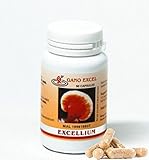Gano Excel Excellium Capsule 425mg 1 Bottle (90 Capsules) - 100% Organic Brain Tonic From Young Ganoderma Lucidum