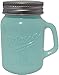 Mason Jar Salt and Pepper Shaker - Milk Glass Green