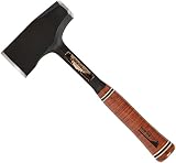 Estwing Special Edition Fireside Friend Axe - 14" Wood Splitting Maul with Forged Steel Construction & Genuine Leather Grip - EFF4SE