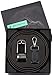 Marino Mens Genuine Leather Ratchet Dress Belt with Open Linxx Buckle - Lockdown - Deep Charcoal - Adjustable from 28