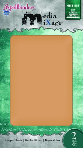 Spellbinders MM1-003 Media Mixage Foil Sheets Copper