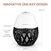 Zanflare LED Flame Lamp Aroma Diffuser, Flicker Atmosphere Lamp with Ultrasonic Aroma Air Diffuser, Mist Ultrasonic Aroma Humidifier Oil Diffuser, LED Color Changing Timer Function Dancing Flame Light