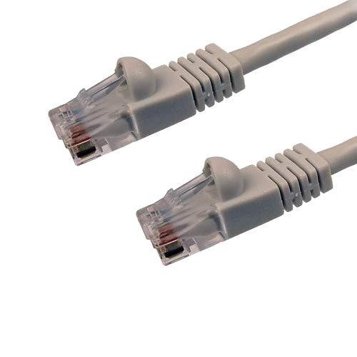 Kentek 15 Feet FT CAT6 UTP Patch Cable 24 AWG 550 MHz Category 6 Unshielded Twisted Pair Short Body Connector Snagless Molded Boot Ethernet RJ45 Network Internet Cord Gray