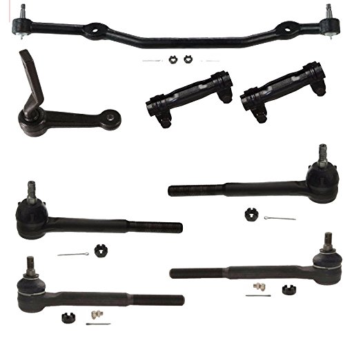 8 PC Kit Steering Parts Center Link Tie Rod End Idler Arm Chevelle Special 71-72