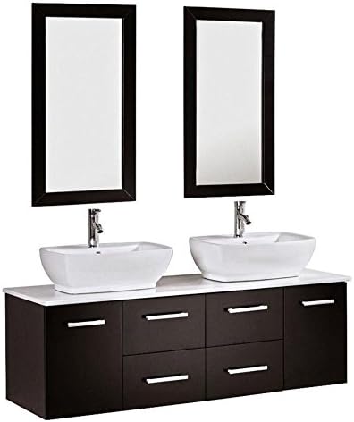 Kokols 9146 60 in. Double Sink Bathroom Vanity