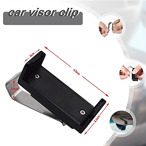 Garage Door Opener Clip, Car Garage Remote Visor Clip Holder Compatible