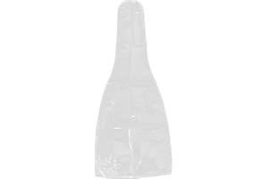 SUPVOX Waterproof PVC Guitar Cover - Transparent, Foldable, Easy to Clean, Full Coverage for Electric Guitar Protection