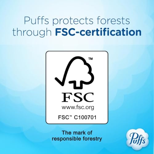 PUFFS PLUS LOTION FACIAL TISSUES, 1 FAMILY BOX, 124 TISSUES PER BOX, ALLERGIES AND COLDS