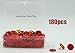 Thumbtack/nails/tacks 2/5"- 180 Pcs (red)