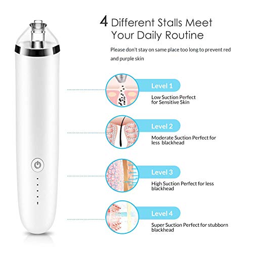 Blackhead Remover, Apolol Blackhead Vacuum Suction Removal, Acne Extractor Tool Set, Skin Facial Pore Cleaner, Comedo Microdermabrasion Exfoliating Machine for Women & MenÂ  Â 