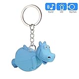 PSFS Cute Cartoon Hippo with LED Light and