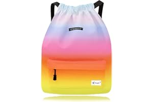 Risefit Waterproof Drawstring Bag, Gym Bag Sackpack Sports Beach Backpack for Men Women