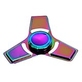 FINGER SPINNER Fidget Spinner Toy Relieve Stress High Speed Focus Toy for Killing Time (5 A A Rainbow)