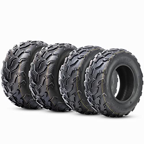 Full Set New Premium HALBERD 6PR ATV/UTV Tires, 25x812 Front & 25x10