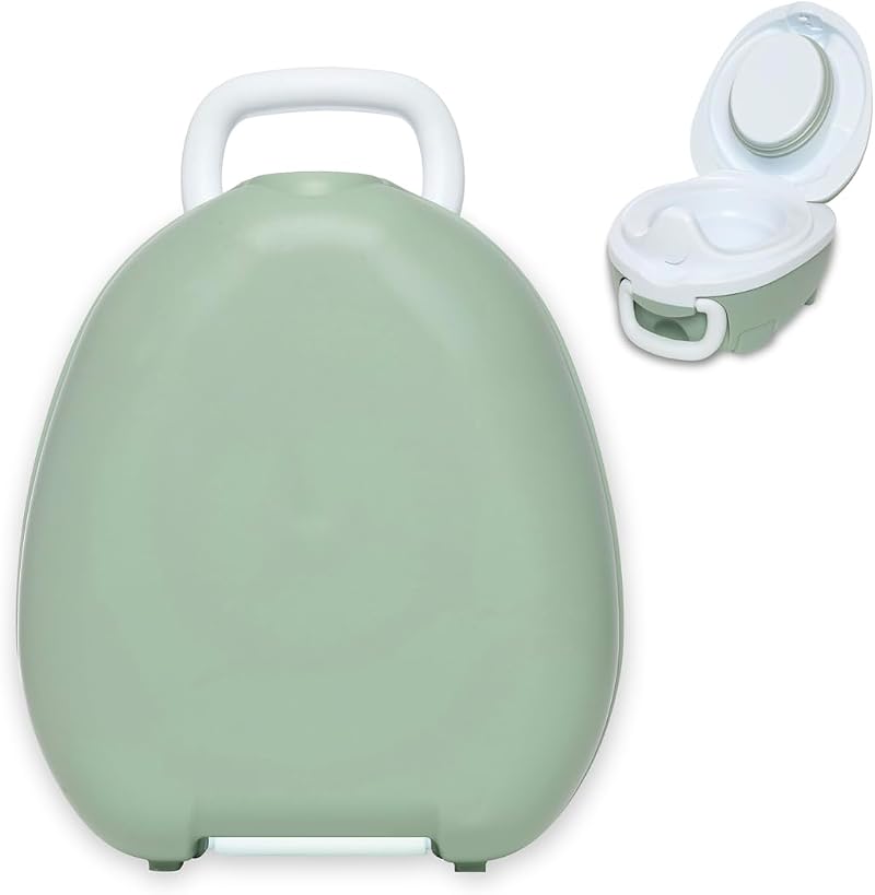 My Carry Potty Travel Potty Green Pastel - Award-Winning Portable Toddler Seat
