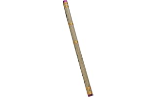 16 inch Bamboo Bansuri Flute A Key 7 Holes Fipple Woodwind Clarinet Bamboo Quena Flute Indian Musical Instrument Krishna Flut
