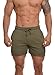 YoungLA Men's Bodybuilding Gym Workout Shorts 102 Olive L