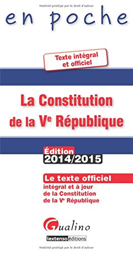 La  Constitution de la Ve République