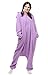 OLadydress Unisex Espeon Costumes Pajamas, Adult and Teens Cosplay One-Piece Pajamas Purple Medium