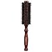 Mokale Natural Boar Bristle Round Comb Hair Brush with Ergonomic Natural Wood Handle,2.2 Inch,Styling Essentials for Hair Drying, Styling, Curling