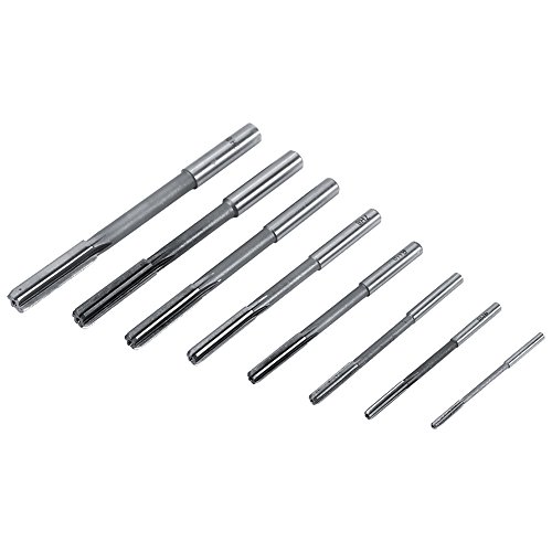 8pcs HSS H8 Straight Shank Chucking Machine Reamer Milling Cutter Tool Set 3/4/5/6/7/8/9/10mm