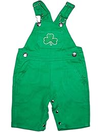 Creative Knitwear Irish Baby Shamrock Long Leg Overalls
