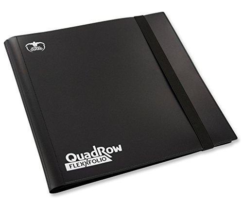 Ultimate Guard QuadRow 12-Pocket FlexXFolio Black Card Game
