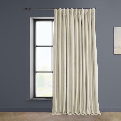 HPD Half Price Drapes Heritage Plush Velvet Curtains 108 Inches Long Room Darke…