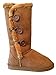 New Girl's Warm Tall Mid Calf 3 Buttons Faux Sheepskin Fur Kids Shoes Boots