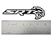 ERPART SRT Hellcat Head Street Racing Technology Aluminum Emblem Badge Nameplate Logo Decal Hell Cat Rare JDM Compatible with Dodge Charger Challenger Jeep Chrysler