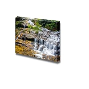 Beautiful Scenery Landscape Katoomba Falls Blue Mountains National Park New South Wales Australia - Canvas Art Wall Art - 12" x 18"