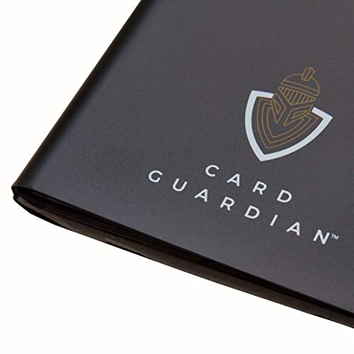 Card Guardian - 9 Pocket Black Trading Card Album 360 Side Loading Pocket Binder for Trading Card Games TCG