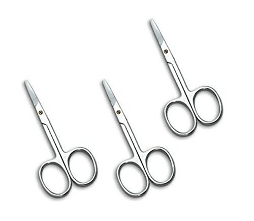 Bulk Buy: Lot of 3 Manicare Baby Scissors 3.5