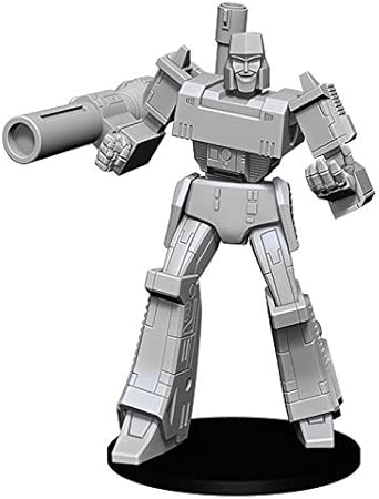 Amazon Wizkids トランスフォーマー テーマ ディープカット 未塗装 ミニチュア メガトロン ロボット 子ども向けフィギュア おもちゃ