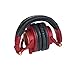 Audio-Technica ATH-M50xRD Professional Monitor Headphones, Red