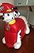 paw. patrol 1 pc Ride-on Suitcase Kids Multi-Function Luggage Bag can sit and Pull (Marshall)